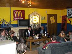 Stm. Hendrik Hering, MdL im Kirburger Jugendraum